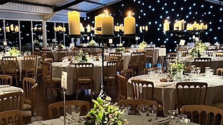 Christmas Restaurant Table